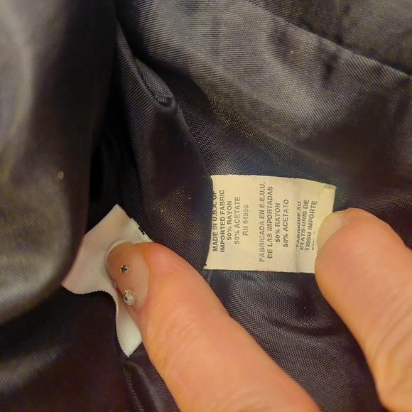 VINTAGE CHRISTIAN DIOR 80s 1 button BLAZER - Geometric Print - 6 - Picture 10 of 11